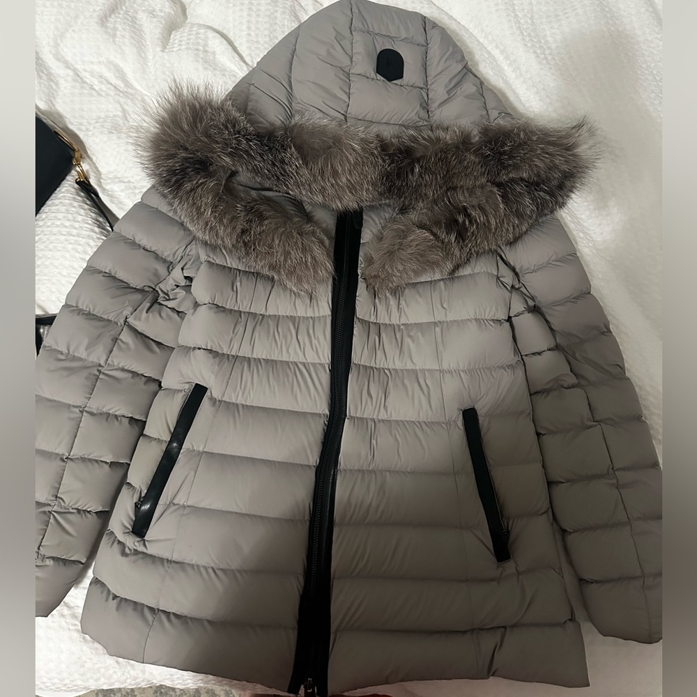 Mackage puffer coat with fox fur hood